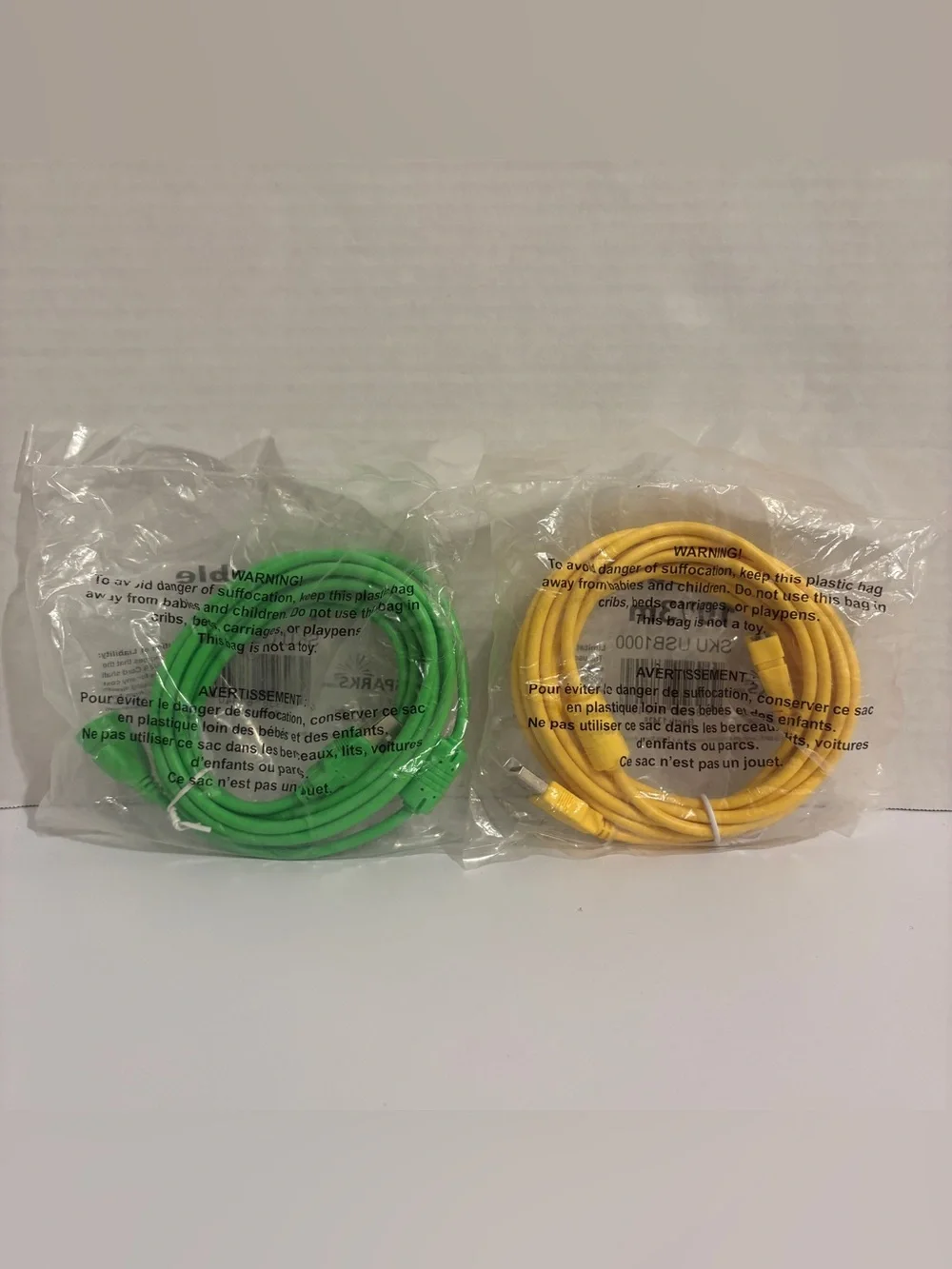 USB Cable 3m - Green or Yellow